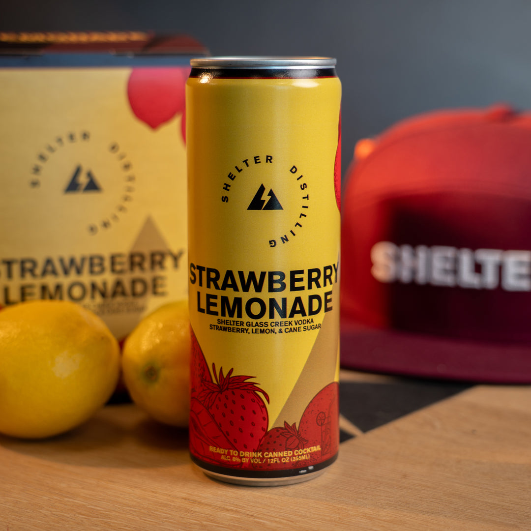 Strawberry Lemonade Canned Cocktail