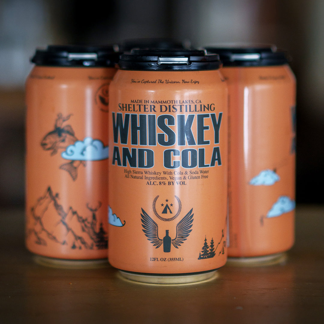 Whiskey And Cola Canned Cocktail