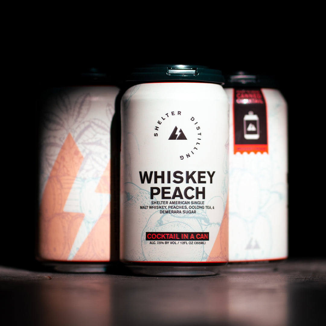 Whiskey Peach Canned Cocktail