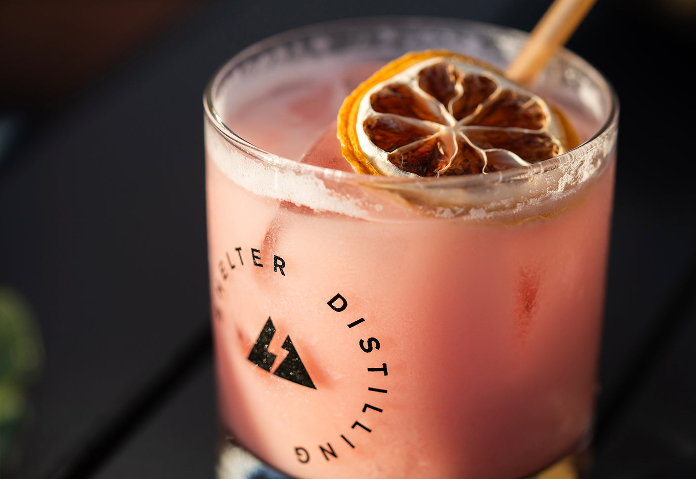 Hand Crafted Cocktail at the Shelter Distilling Airport Bar